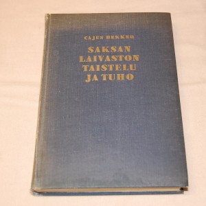 Cajus Bekker Saksan laivaston taistelu ja tuho